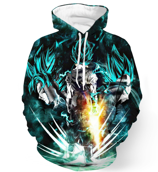 Dragon Ball Z - Vegito SSj God 3D - Hoodies